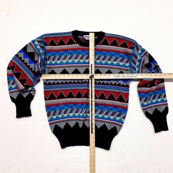 Vintage Meister Knit Acrylic Wool Cardigan Cosby Sweater Size Small S - Picture 3 of 6